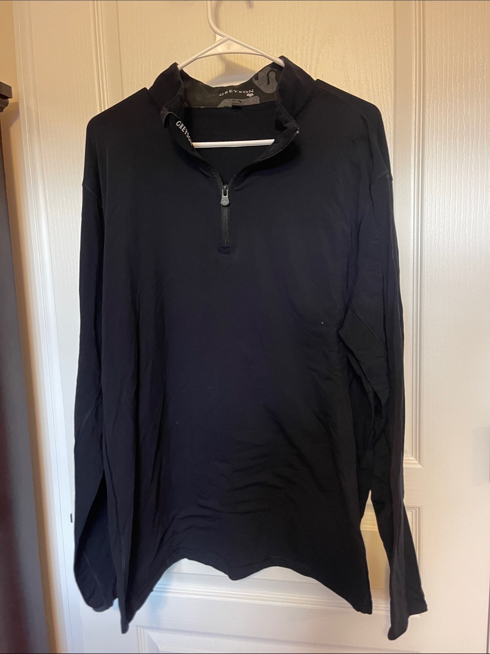 Greyson Black Long-Sleeve Quarter-Zip Pullover